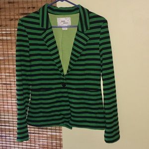 Statement striped blazer